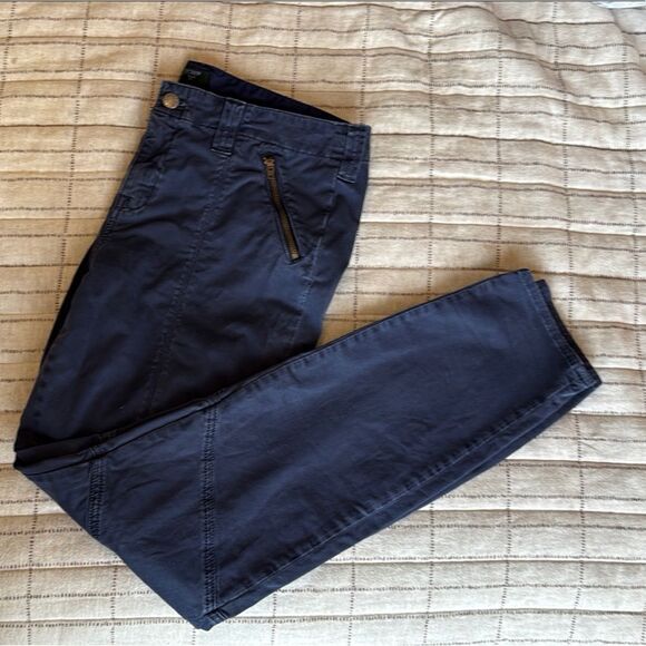 J Crew Stretch Navy Pants Size 10 - Picture 1 of 5